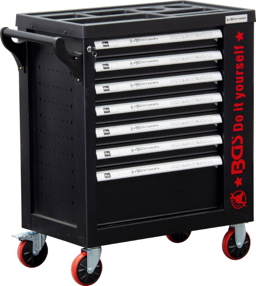 Produktbild BGS Diy Werkstattwagen 7 Schubladen 1 Seitentür Höhe 969,7 mm