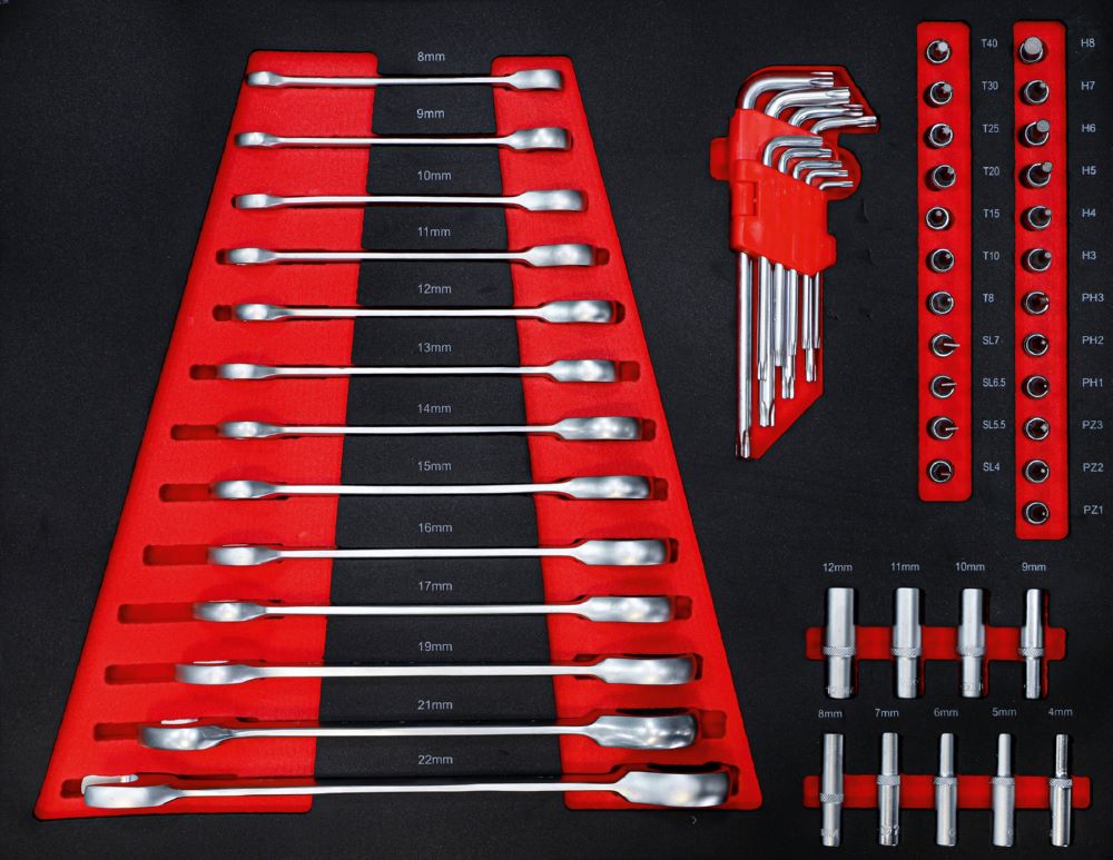 Produktbild BGS Diy Werkstattwagen mit 6 Schubladen 1 Seitentür 158 Teilig bild 4