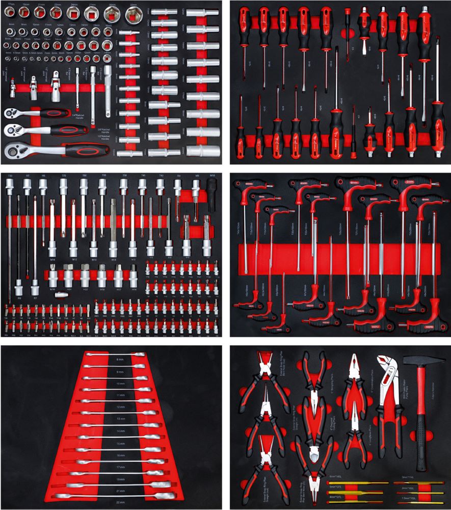 Produktbild BGS Diy Werkstattwagen mit 7 Schubladen und 1 Seitentür 250 teilig bild 2