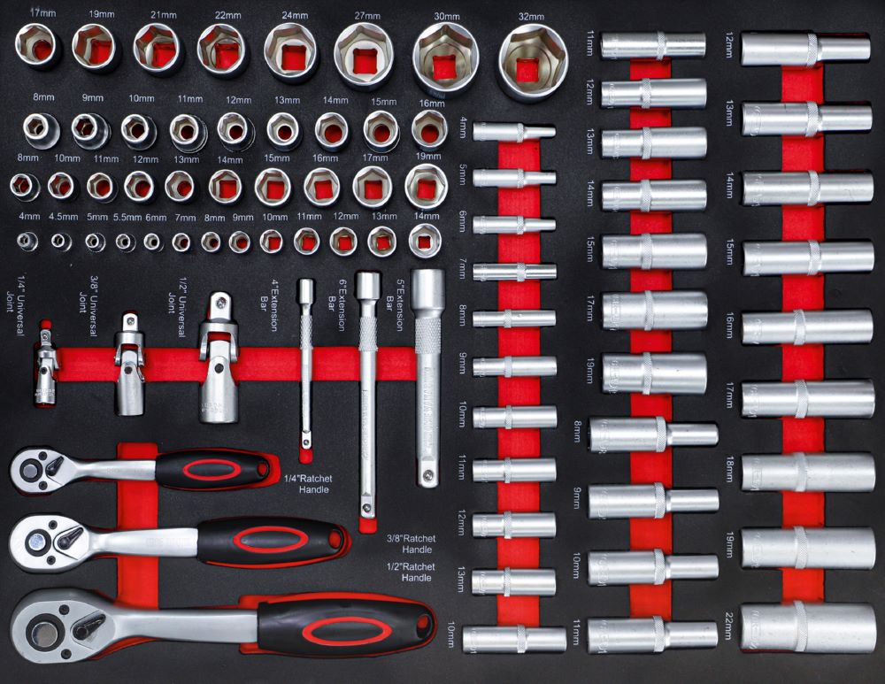 Produktbild BGS Diy Werkstattwagen mit 7 Schubladen und 1 Seitentür 250 teilig bild 3