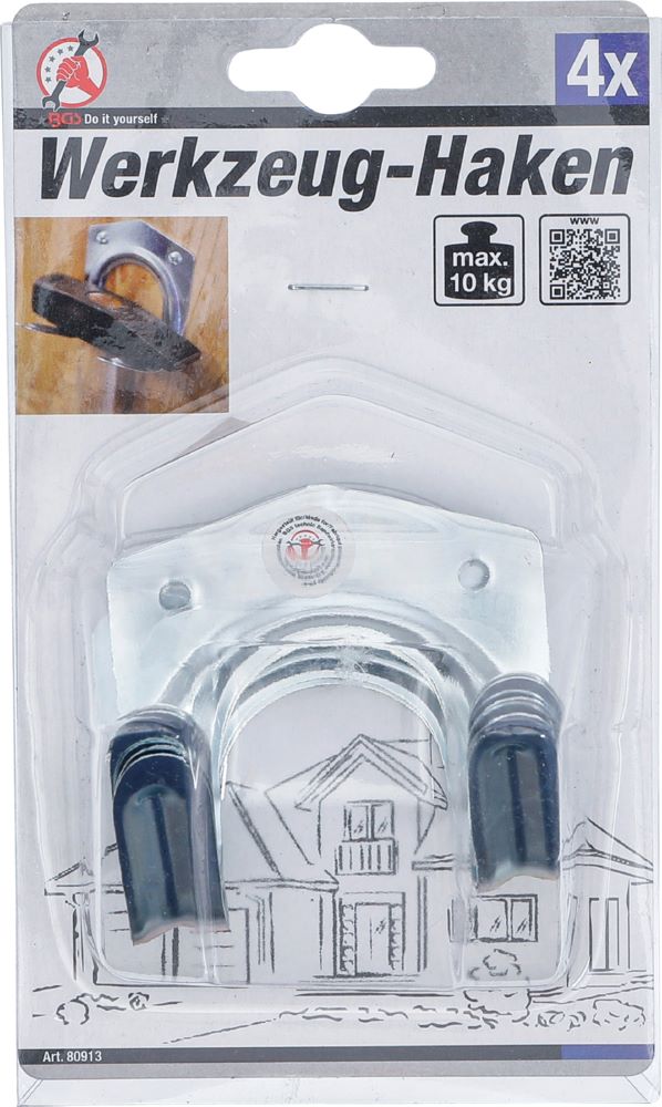 Produktbild Werkzeug Haken 4 Stück bild 3