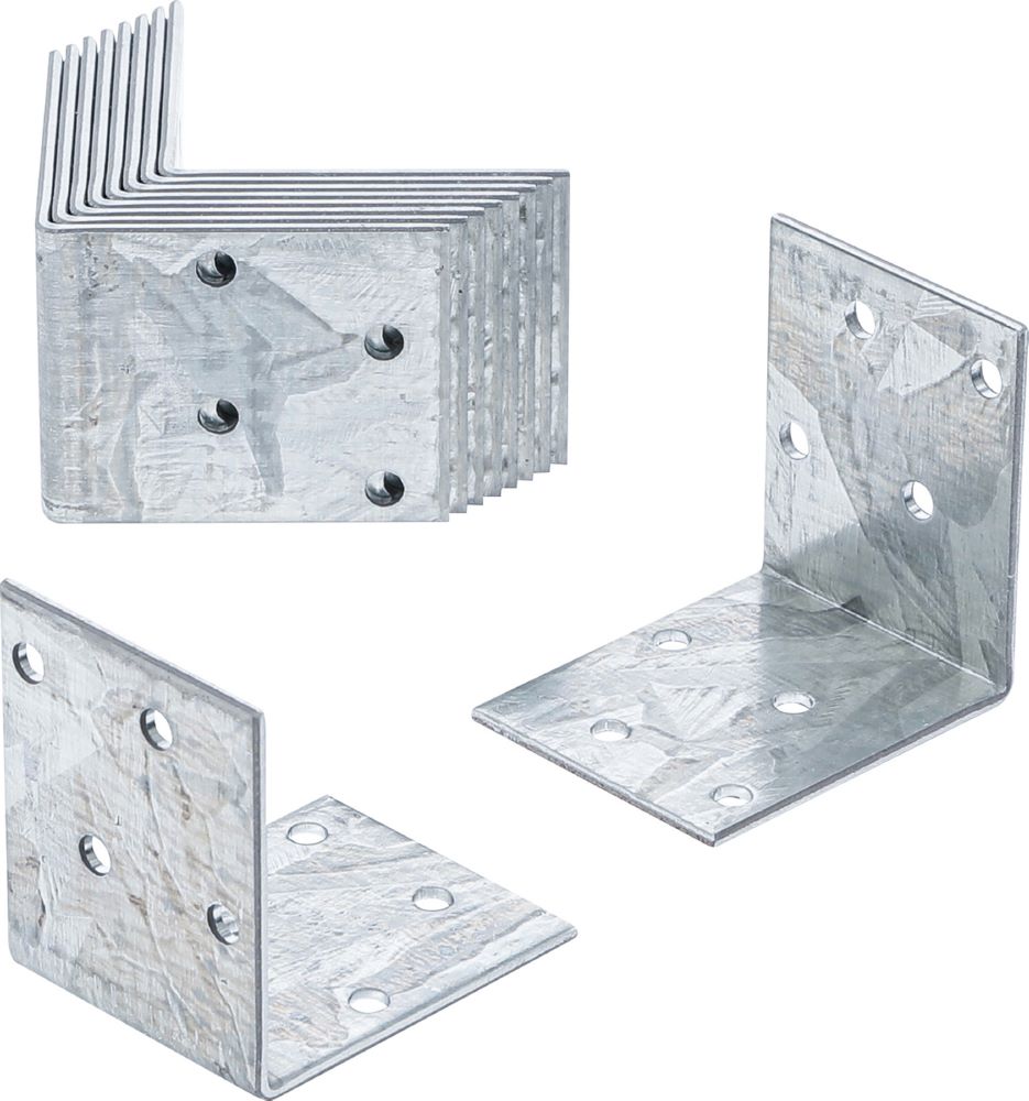 Produktbild BGS Diy Winkelverbinder 50 x 50 x 40 mm 10 teilig