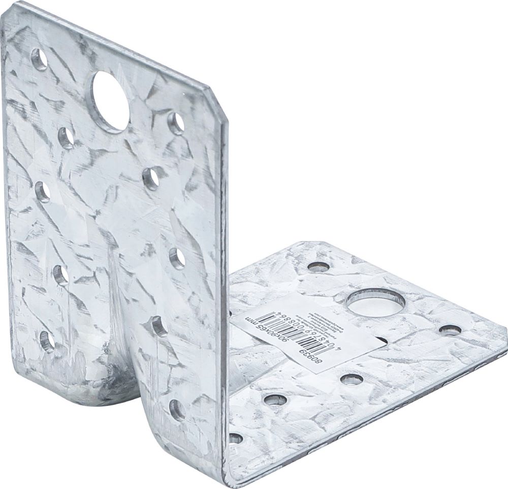 Produktbild Winkelverbinder mit Sicke 90 x 90 x 65 x 2,5 mm bild 2