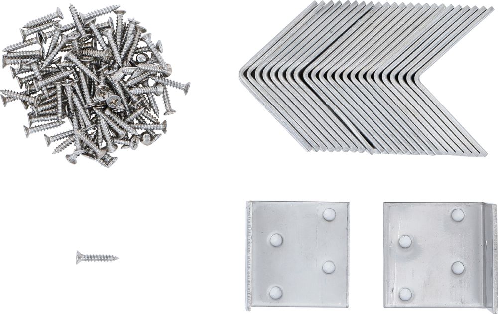 Produktbild Winkelverbinder rostfrei 40 x 40 x 40 mm 25 Stück bild 3