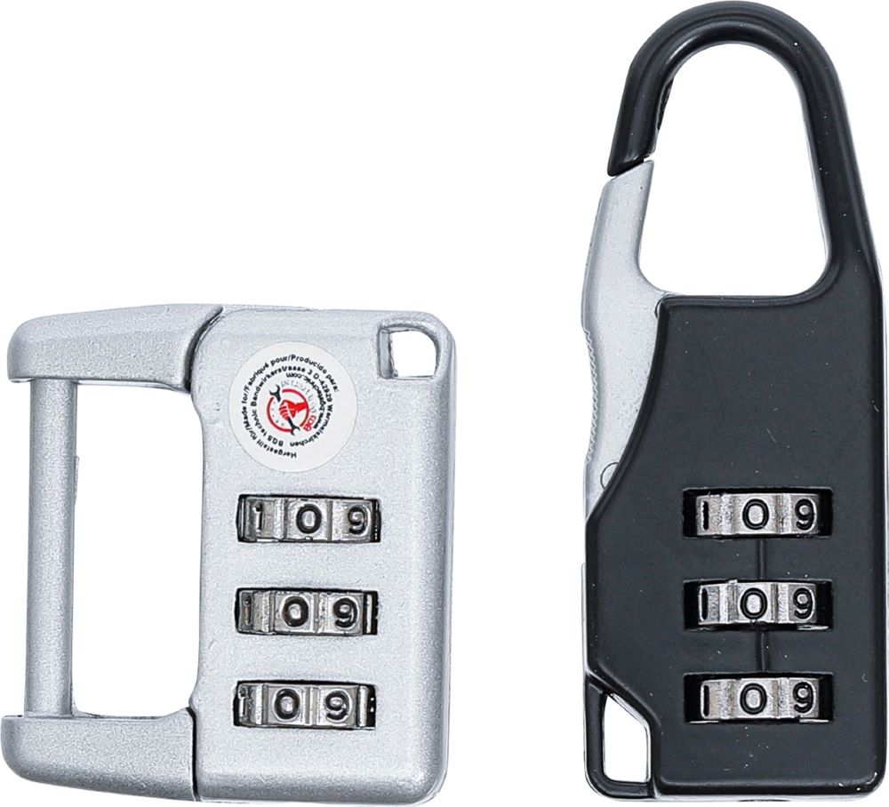 Produktbild BGS Diy Zahlen Gepäckschloss Satz 2 teilig