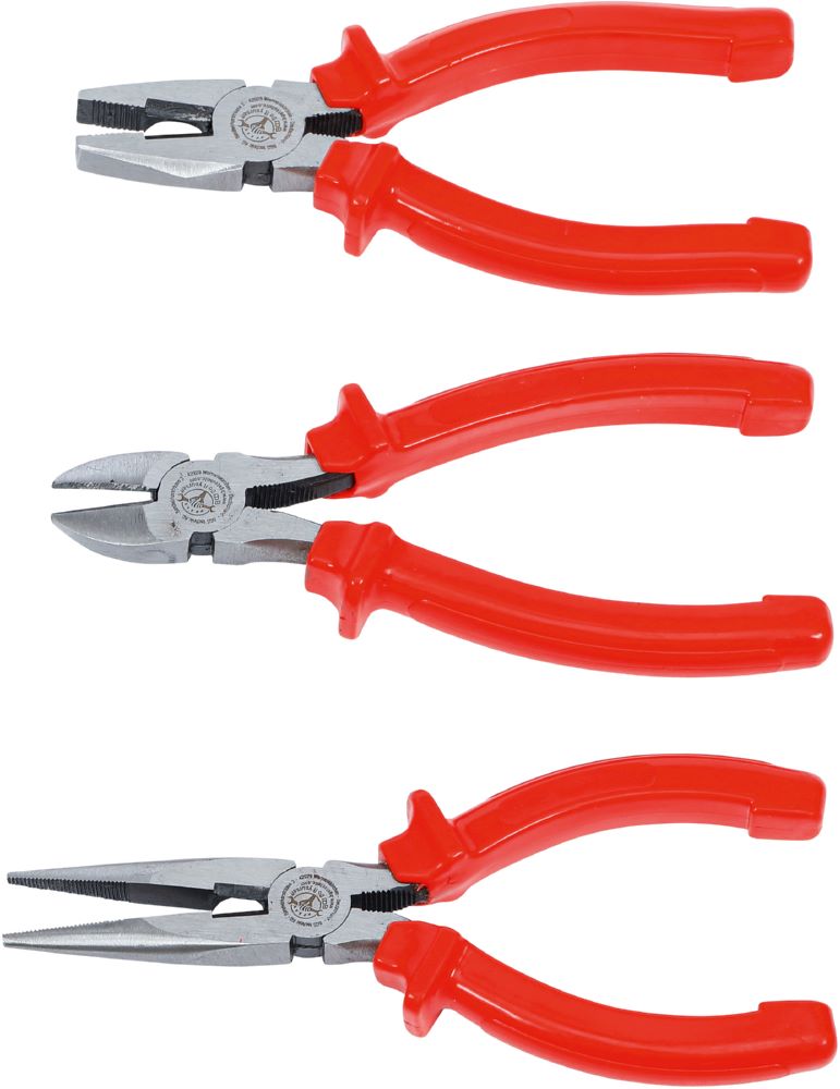 Produktbild BGS Diy Zangen Satz 3 teilig Rot bild 1