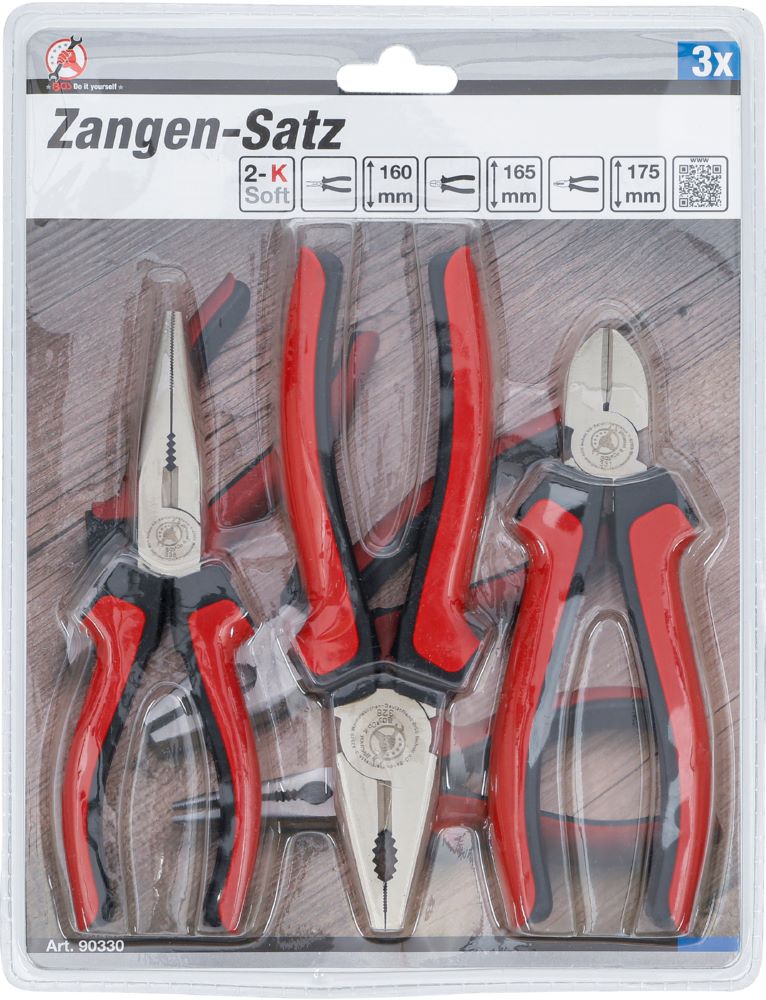 Produktbild BGS Diy Zangen Satz 3 teilig bild 4