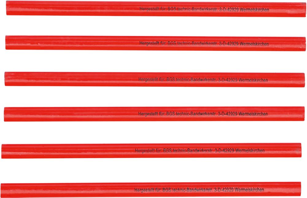 Produktbild Zimmermannsbleistifte 250 mm 6 teilig bild 2