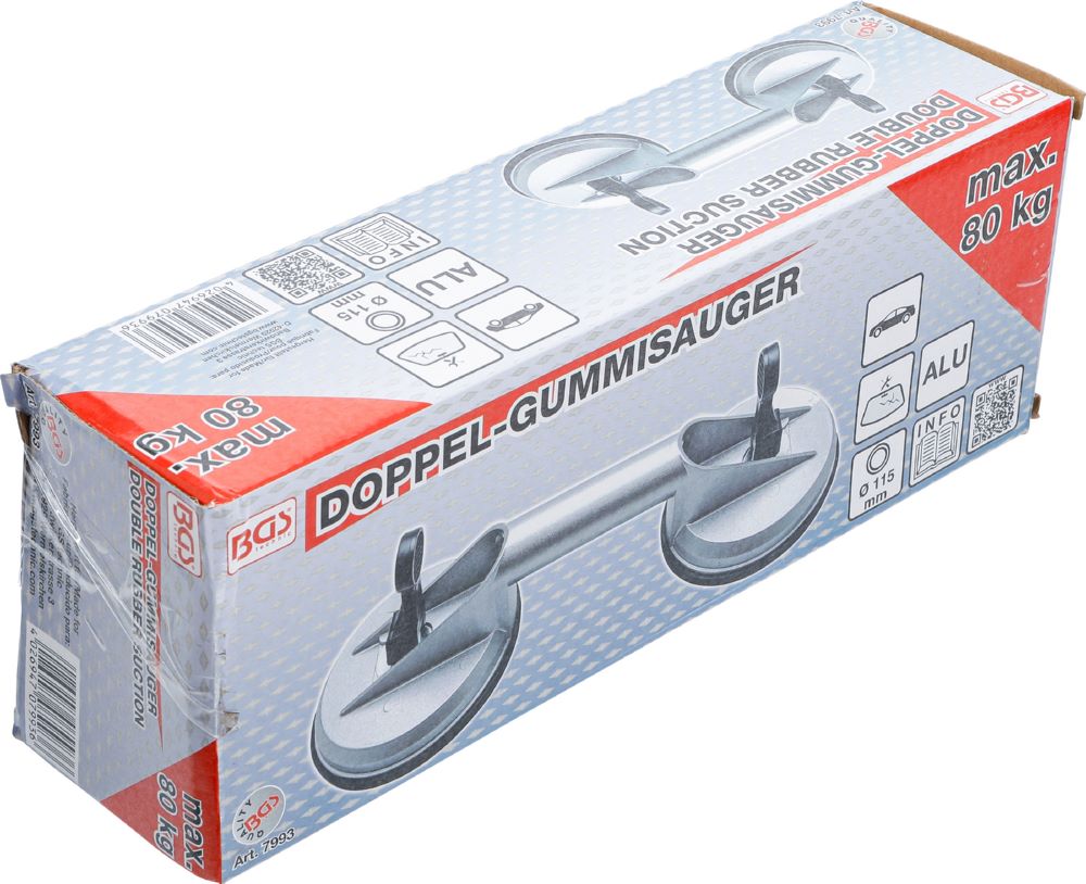 Produktbild BGS Doppel Gummisauger Aluminium Durchmesser 115 mm bild 4