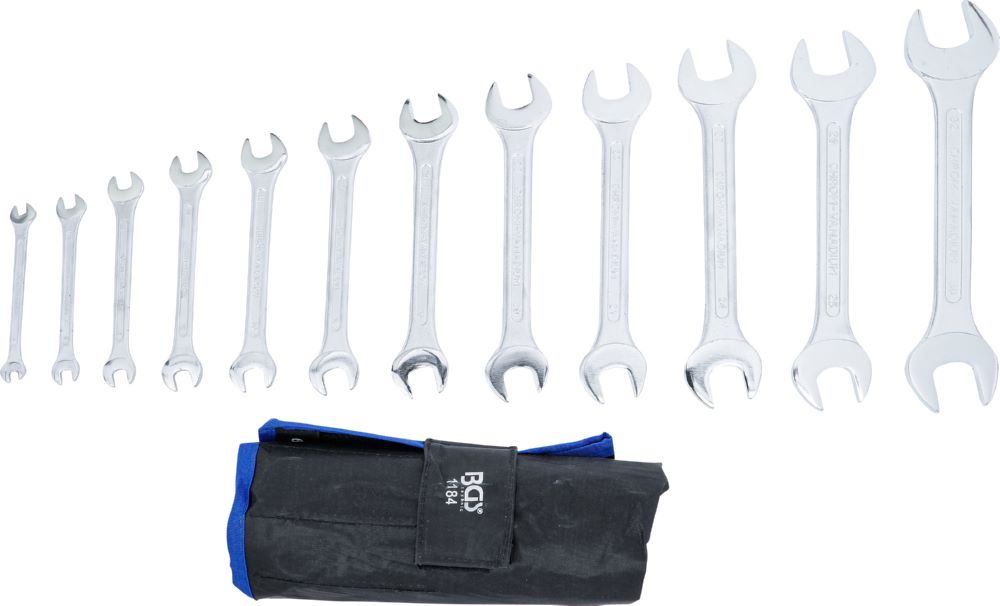 Produktbild BGS Doppel Maulschlüssel Satz 6 x 7 - 30 x 32 mm 12 teilig bild 3