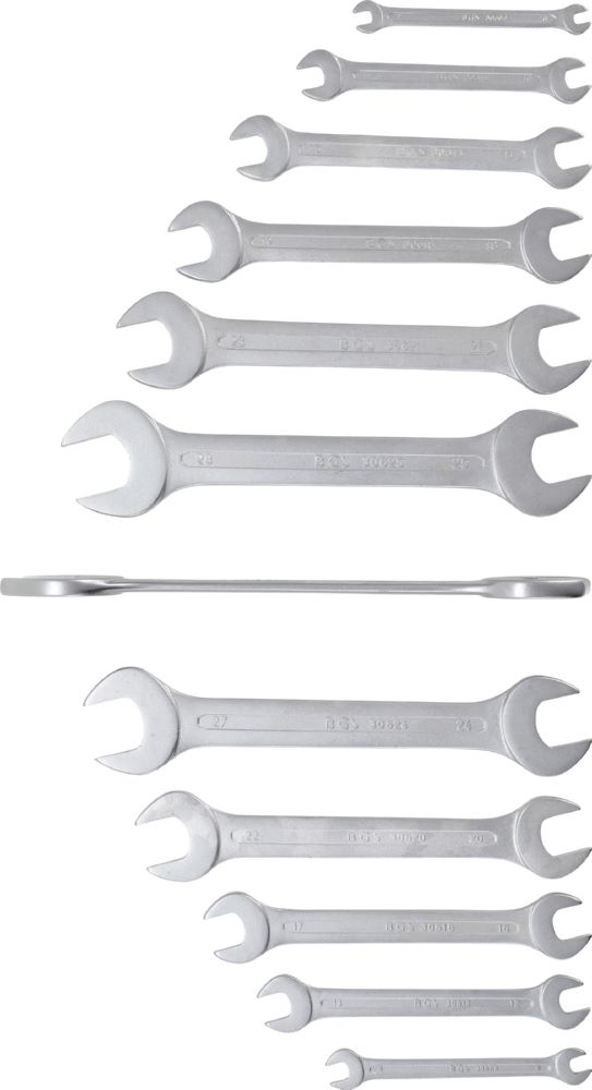 Produktbild BGS Doppel Maulschlüssel Satz 6 - 32 mm 12 teilig bild 2