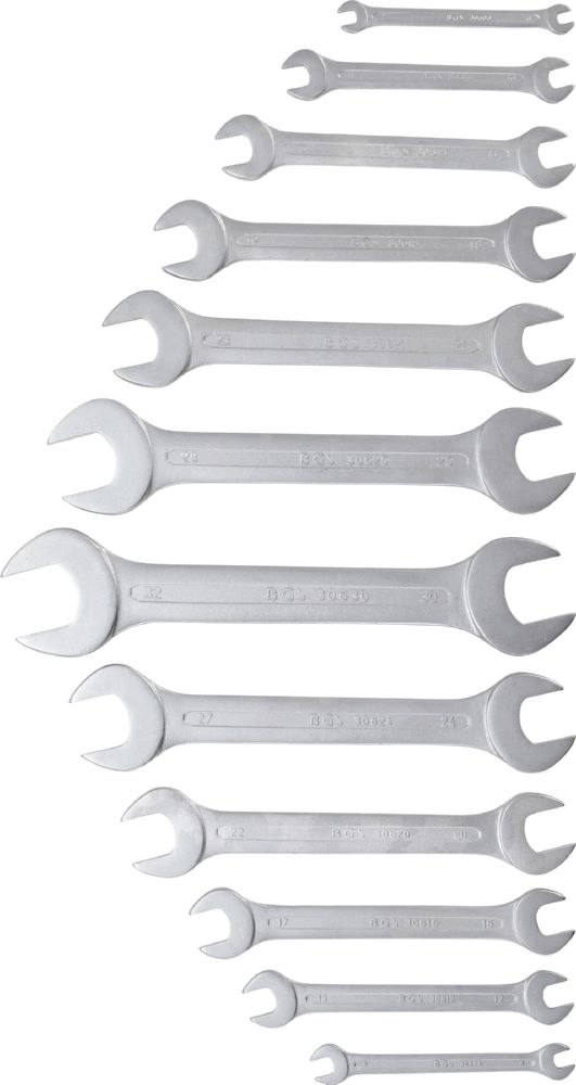 Produktbild BGS Doppel Maulschlüssel Satz 6 - 32 mm 12 teilig bild 3