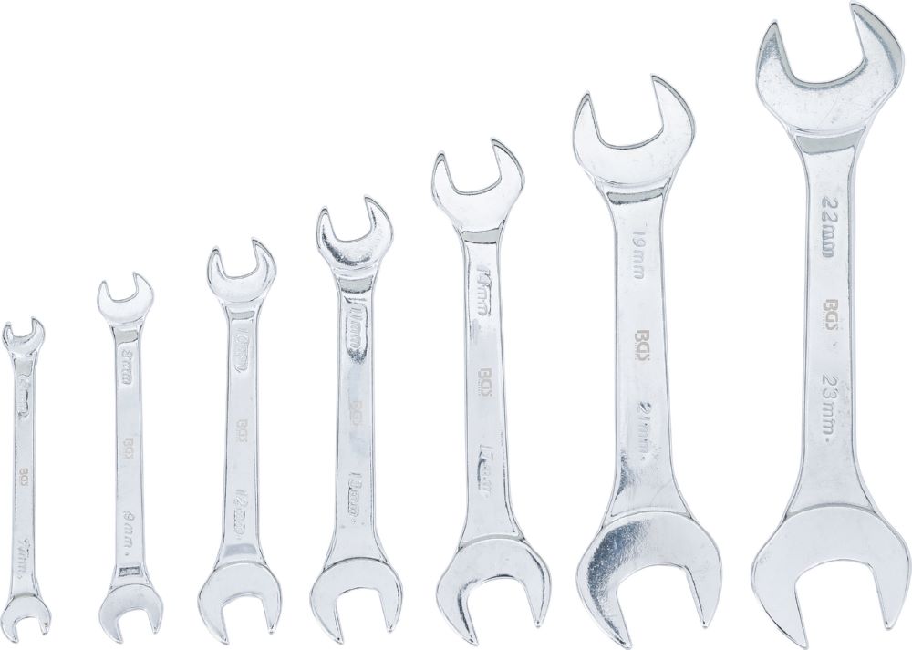 Produktbild BGS Doppel Maulschlüssel Satz extra flach 6 - 23 mm 7 teilig bild 3