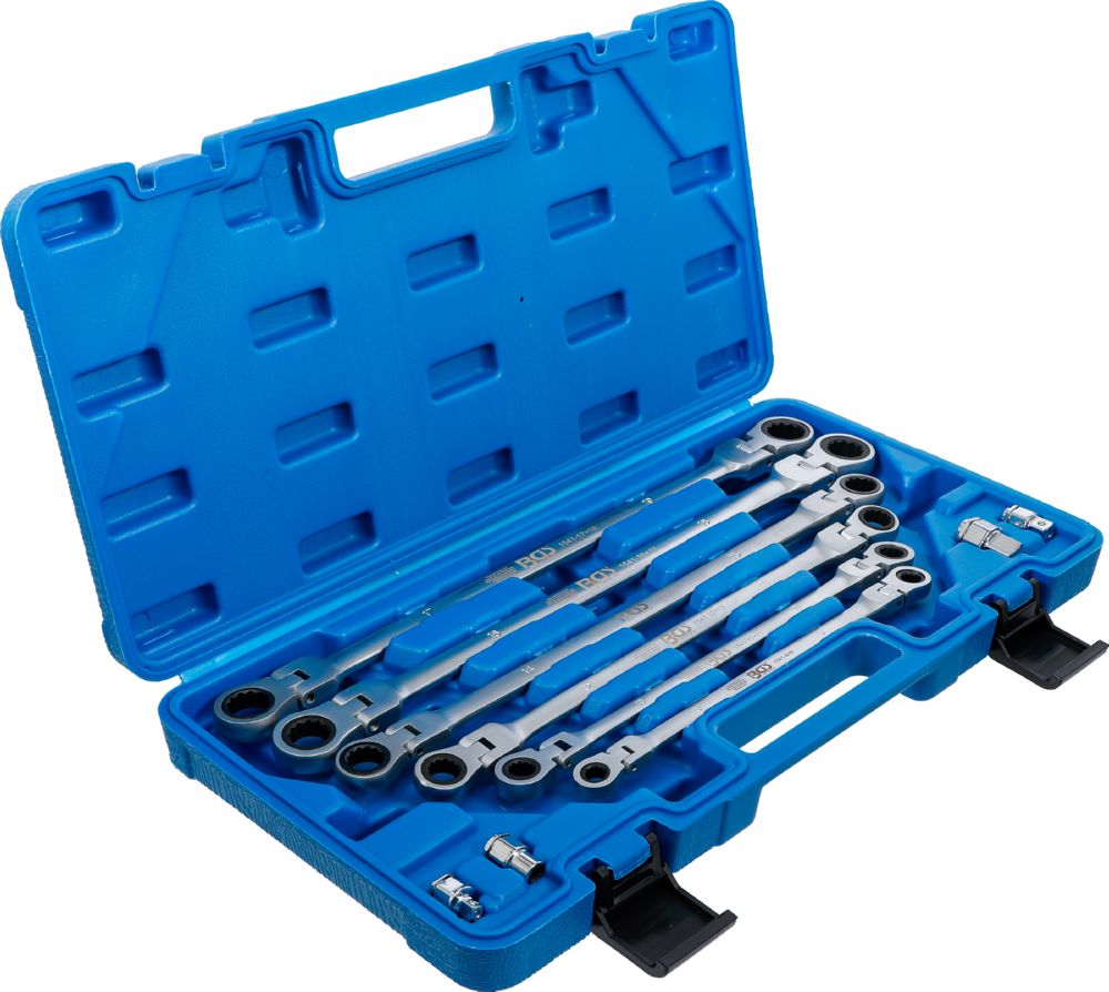 Produktbild BGS Doppel Ratschen Gelenkschlüssel Satz 8 - 19 mm 10 teilig bild 3