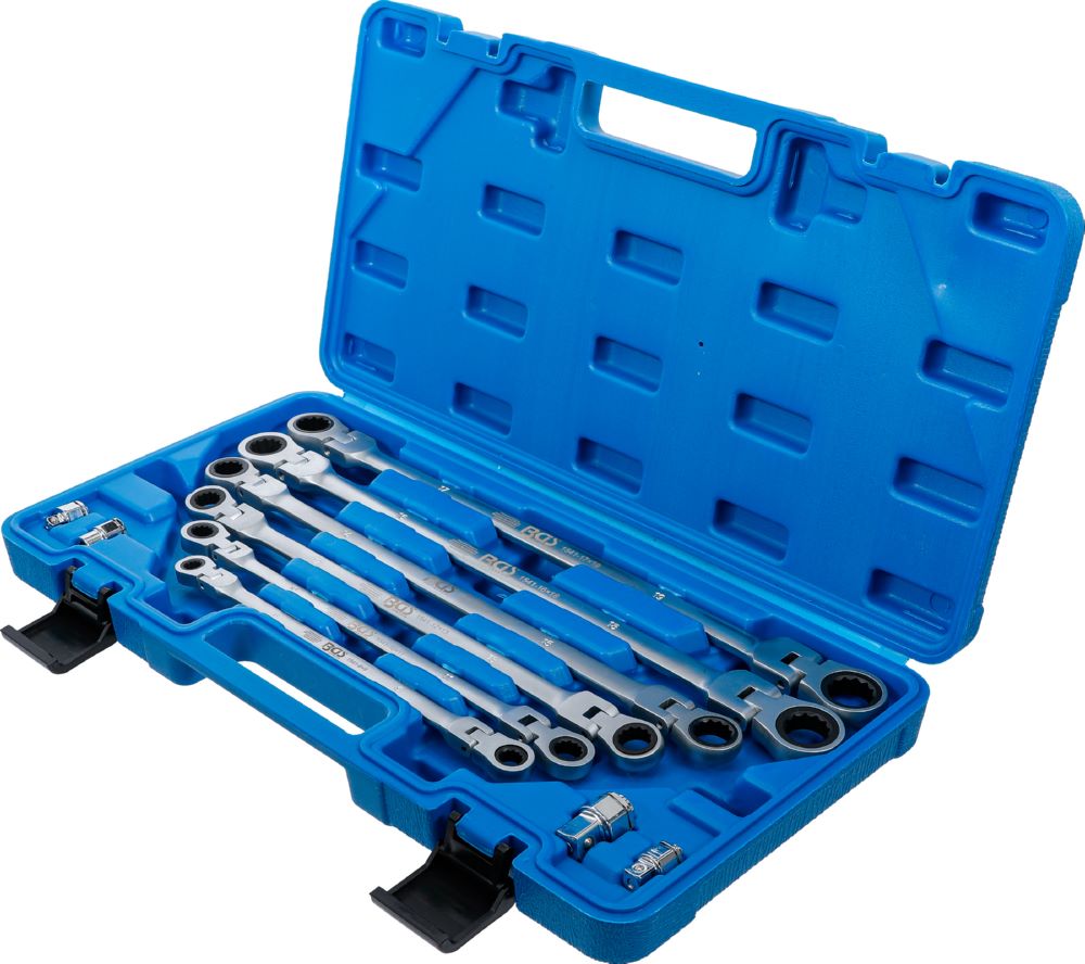 Produktbild BGS Doppel Ratschen Gelenkschlüssel Satz 8 - 19 mm 10 teilig bild 4