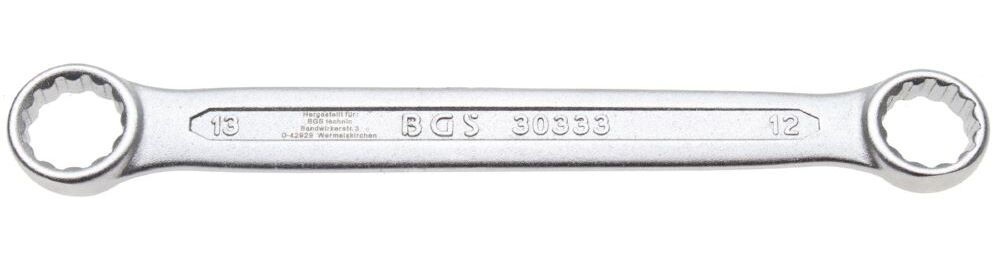 Produktbild BGS Doppel Ringschlüssel 12 x 13 mm extra flach