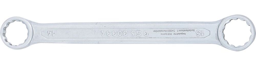 Produktbild BGS Doppel Ringschlüssel 14 x 15 mm extra flach bild 4