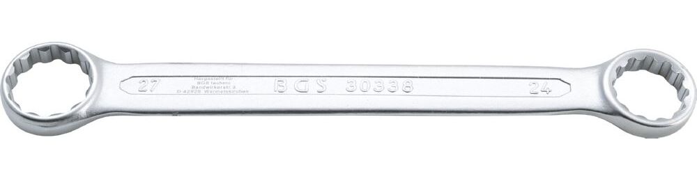 Produktbild BGS Doppel Ringschlüssel 24 x 27 mm extra flach