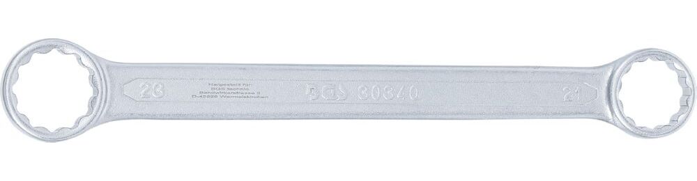 Produktbild BGS Doppel Ringschlüssel 21 x 23 mm extra flach bild 4