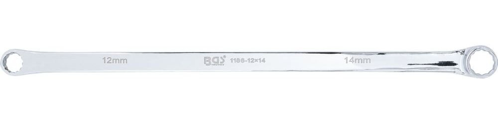 Produktbild BGS Doppel Ringschlüssel 12x14 mm extra lang bild 3