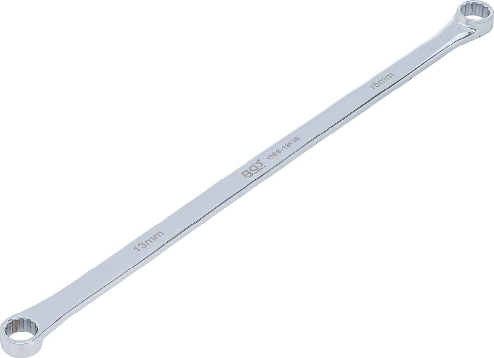 Produktbild BGS Doppel Ringschlüssel 13x15 mm extra lang
