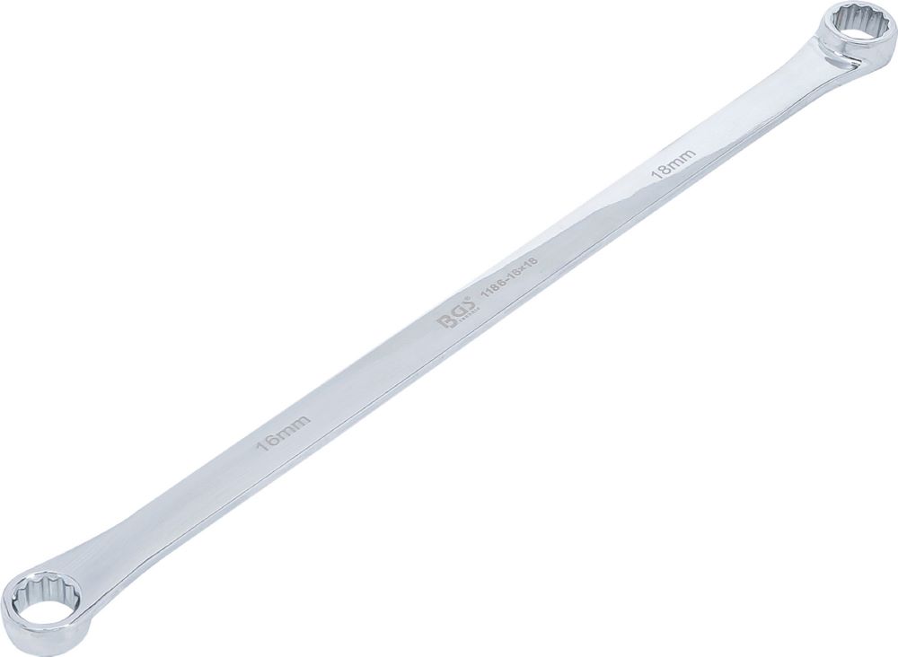 Produktbild BGS Doppel Ringschlüssel 16x18 mm extra lang