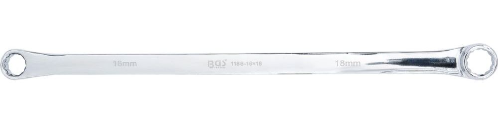 Produktbild BGS Doppel Ringschlüssel 16x18 mm extra lang bild 3