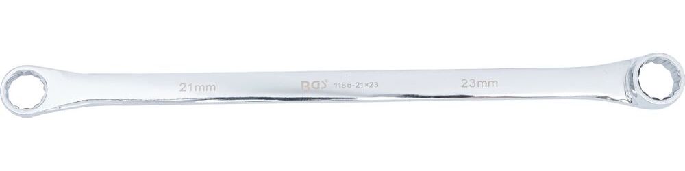 Produktbild BGS Doppel Ringschlüssel 21 x 23 mm extra lang bild 3