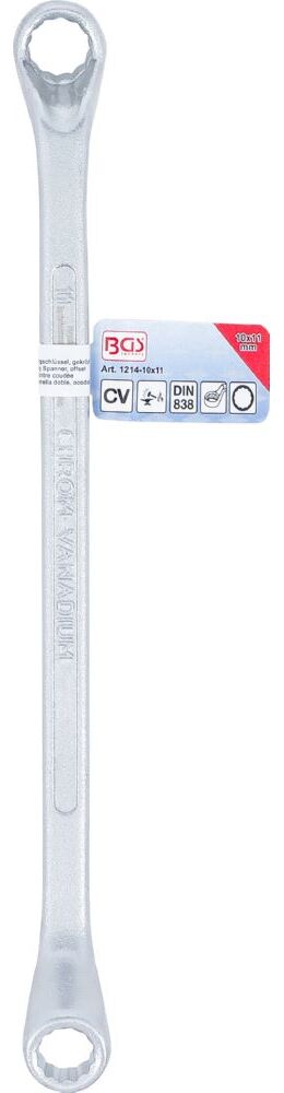 Produktbild BGS Doppel Ringschlüssel 10 x 11 mm gekröpft bild 4