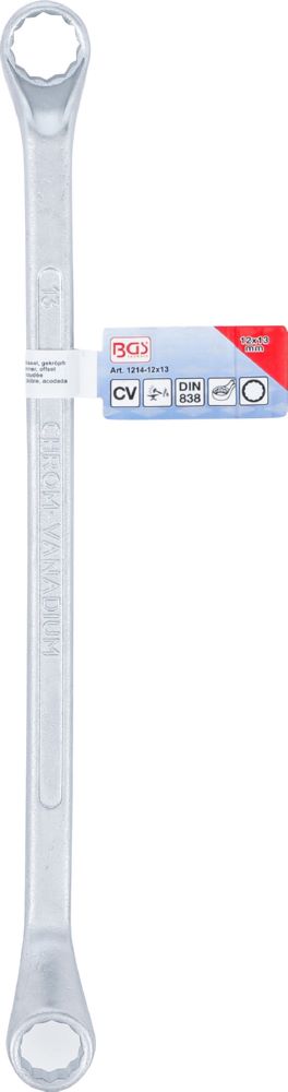 Produktbild BGS Doppel Ringschlüssel 12 x 13 mm gekröpft bild 4