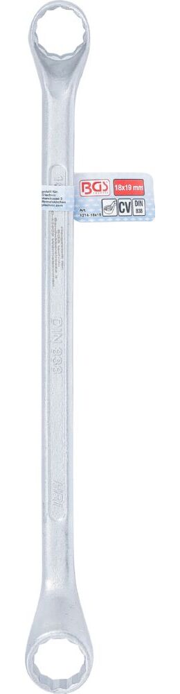 Produktbild BGS Doppel Ringschlüssel 18 x 19 mm gekröpft bild 4