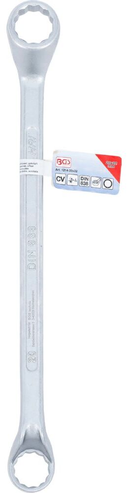 Produktbild BGS Doppel Ringschlüssel 20 x 22 mm gekröpft bild 4