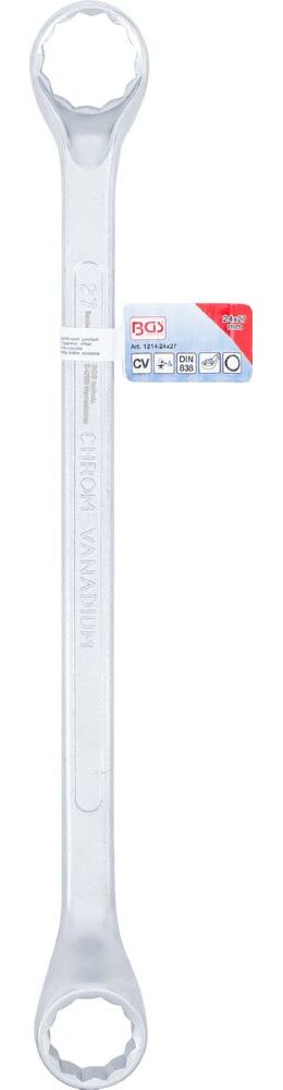 Produktbild BGS Doppel Ringschlüssel 24 x 27 mm gekröpft bild 4