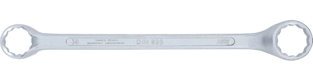 Produktbild BGS Doppel Ringschlüssel 30 x 32 mm gekröpft bild 3