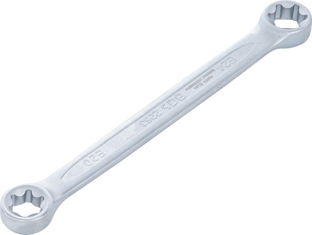 Produktbild BGS Doppel Ringschlüssel E20 x E24 mit E-Profil-Ringköpfen