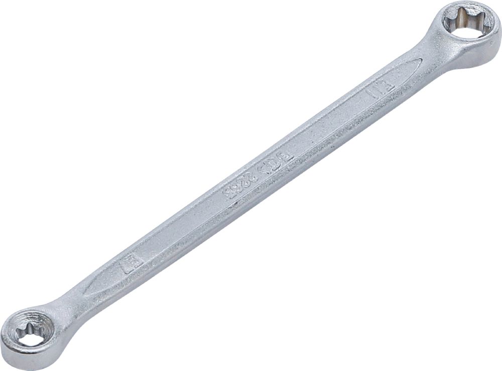 Produktbild BGS Doppel Ringschlüssel E7 x E11 mit E-Profil-Ringköpfen