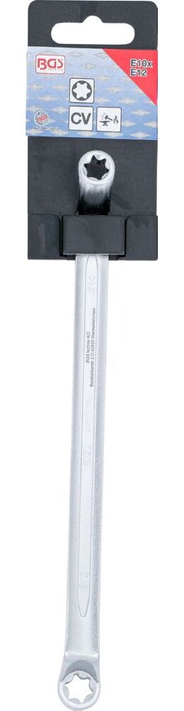 Produktbild BGS Doppel Ringschlüssel E10 x E12 mit E-Profil-Ringköpfen gekröpft bild 4