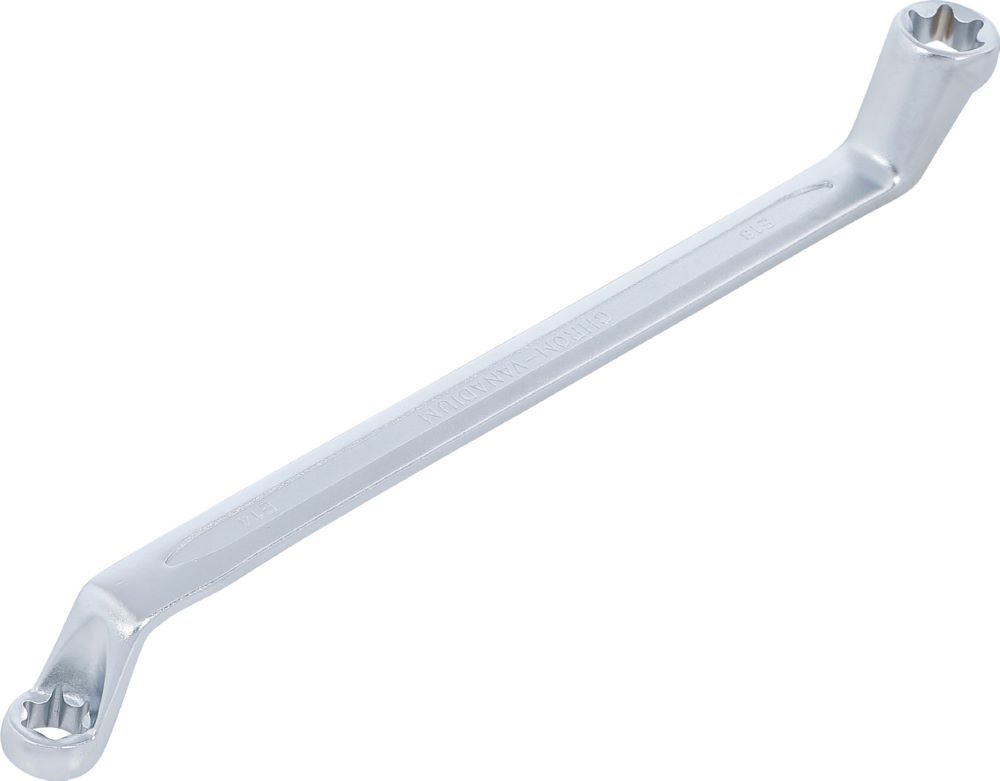 Produktbild BGS Doppel Ringschlüssel E14 x E18 mit E-Profil-Ringköpfen gekröpft