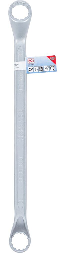 Produktbild BGS Doppel Ringschlüssel 18 x 19 mm tief gekröpft bild 4