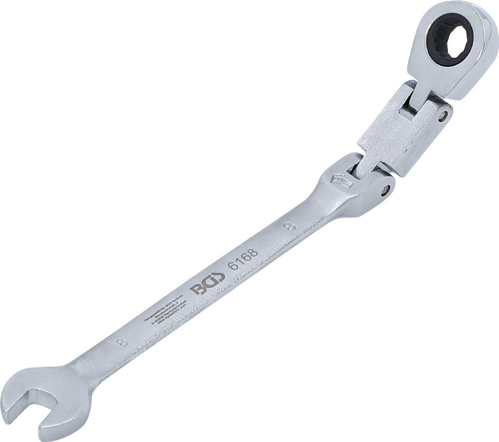 Produktbild BGS Doppelgelenk Ratschenring Maulschlüssel 8 mm abwinkelbar