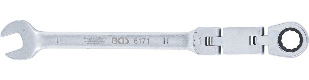 Produktbild BGS Doppelgelenk Ratschenring Maulschlüssel 11 mm abwinkelbar bild 5