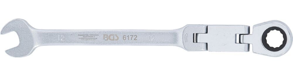 Produktbild BGS Doppelgelenk Ratschenring Maulschlüssel 12 mm abwinkelbar bild 5