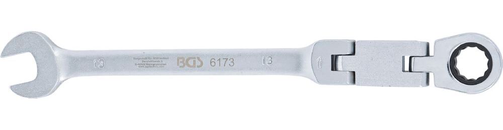 Produktbild BGS Doppelgelenk Ratschenring Maulschlüssel 13 mm abwinkelbar bild 5