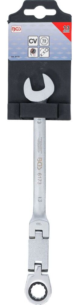 Produktbild BGS Doppelgelenk Ratschenring Maulschlüssel 13 mm abwinkelbar bild 6