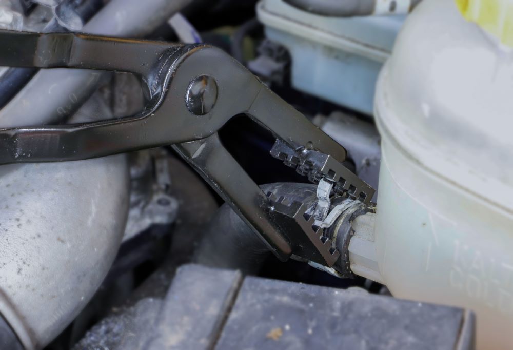 Produktbild BGS Doppelgelenk Schlauchklemmenzange abgewinkelt 0 - 50 mm 430 mm bild 2