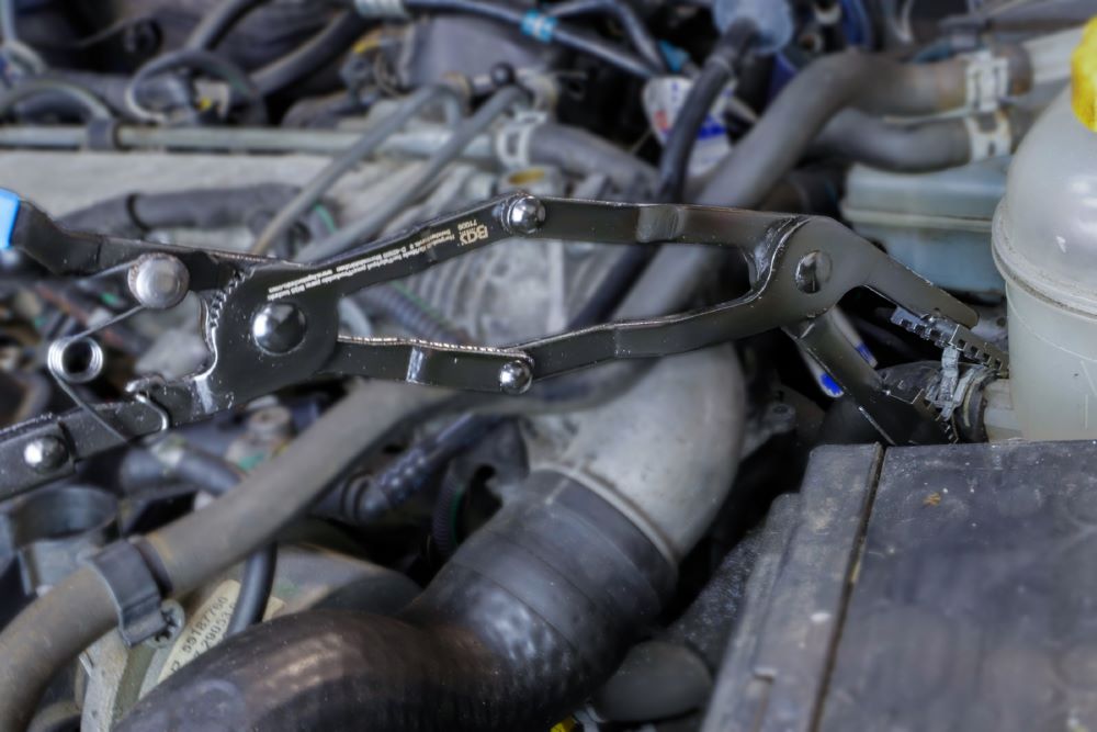 Produktbild BGS Doppelgelenk Schlauchklemmenzange abgewinkelt 0 - 50 mm 430 mm bild 5