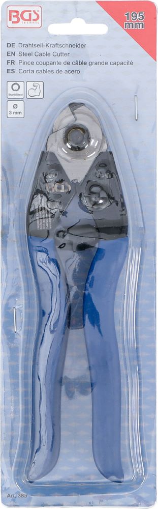 Produktbild BGS Drahtseil Kraftschneider 195 mm bild 4