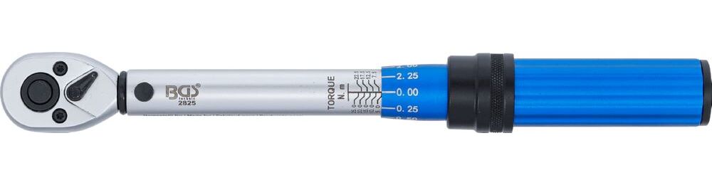 Produktbild BGS Drehmomentschlüssel 5 - 25 Nm Abtrieb Außenvierkant 6,3 mm 1/4 Zoll bild 3