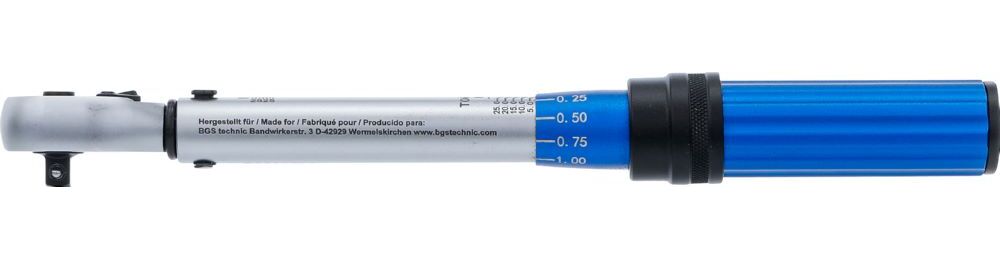 Produktbild BGS Drehmomentschlüssel 5 - 25 Nm Abtrieb Außenvierkant 6,3 mm 1/4 Zoll bild 4