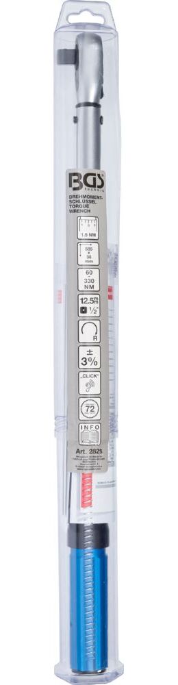 Produktbild BGS Drehmomentschlüssel 60 - 330 Nm Abtrieb Außenvierkant 12,5 mm 1/2 Zoll bild 7